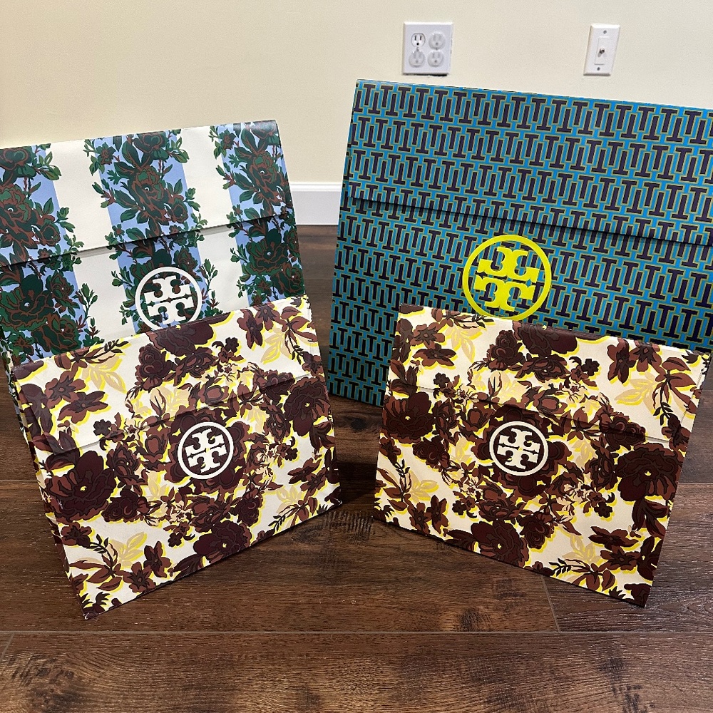 Set of Tory Burch Shopping Bags